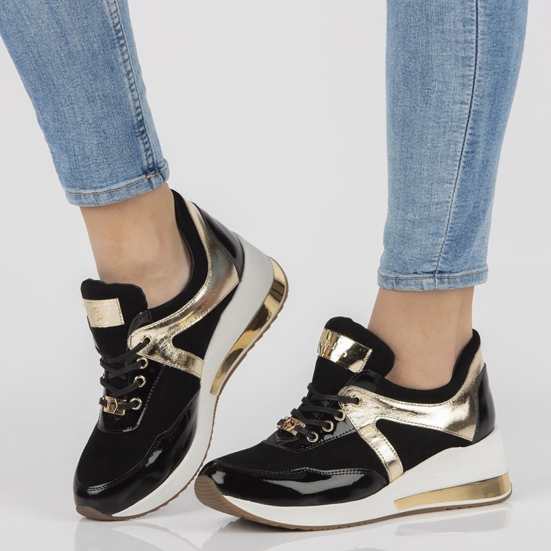 Leather sneakers Filippo 086 black 1