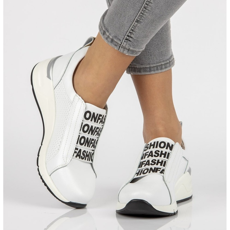 Leather Sneakers Filippo DP2053 / 21 Wh white 1 Leather Sneakers Filippo DP2053 / 21 Wh white 1