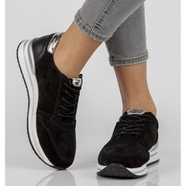 Leather Sneakers Filippo DP2049 / 21 Bk black 1