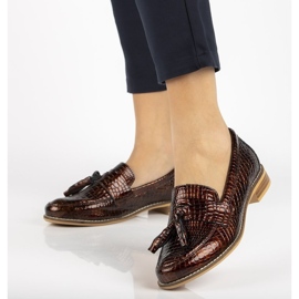 Leather loafers Filippo DP2161 / 21 Br brown 1 Leather loafers Filippo DP2161 / 21 Br brown 1