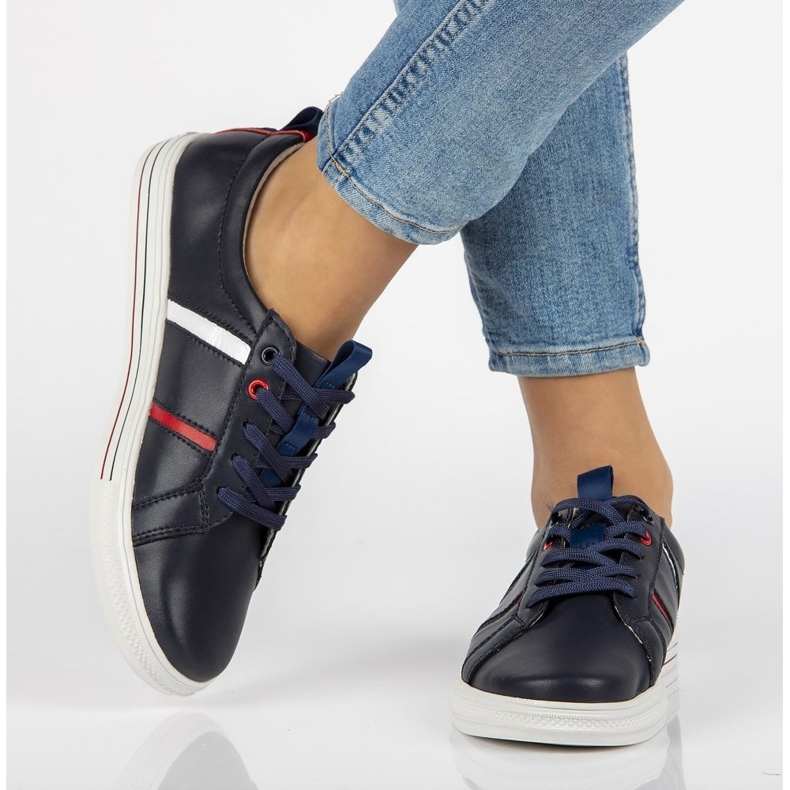 Leather shoes Filippo DP2045 / 21 Nv navy blue 1