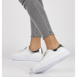 Leather shoes Filippo DP2157 / 21 Wh white 1