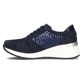 Leather Sneakers Filippo DP2052 / 21 Nv navy blue 1