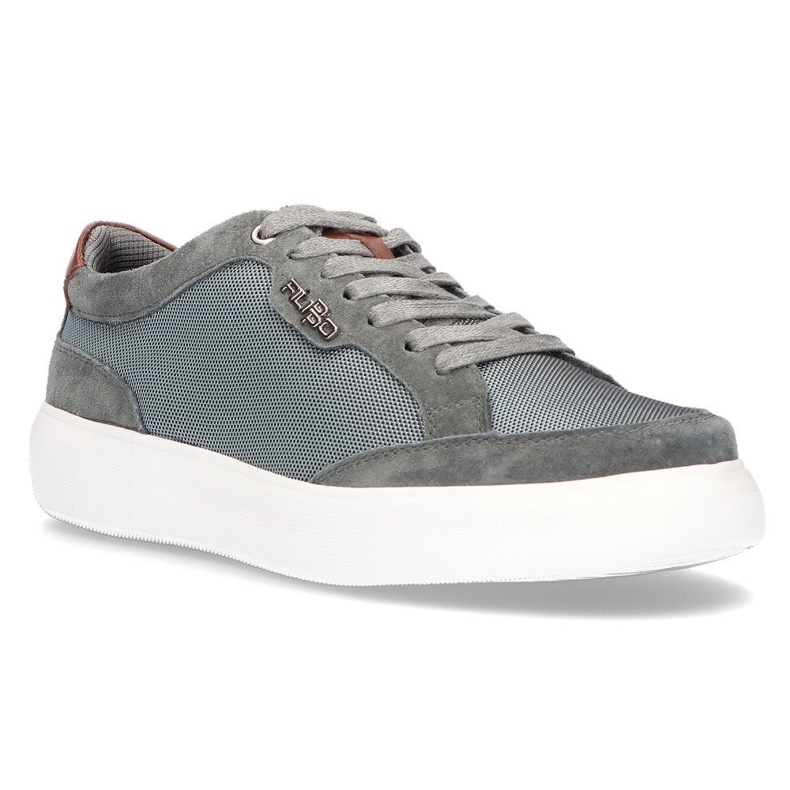 Leather shoes Filippo MP2398 / 21 Gr gray grey 1