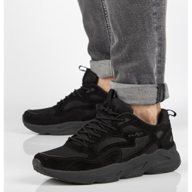 Leather Sneakers Filippo MSP2116 / 21 Bk black 1