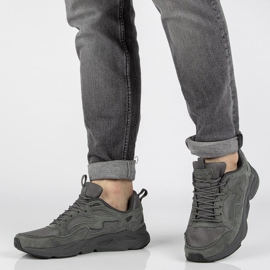 Leather Sneakers Filippo MSP2116 / 21 Gr gray grey 1