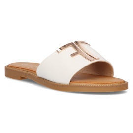 Filippo DK2103 / 21 Wh white slippers 1