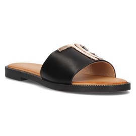 Filippo DK2103 / 21 Bk black slippers 1