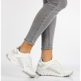 Leather Sneakers Filippo DP2008 / 21 Wh white 1