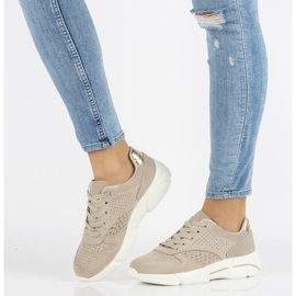 Leather Sneakers Filippo DP2156 / 21 Be beige 1