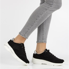 Leather Sneakers Filippo DP2156 / 21 Bk black 1