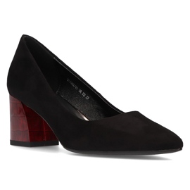 Filippo DP2382 / 21 Bk Rd black pumps 1