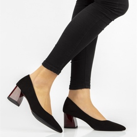 Filippo DP2382 / 21 Bk Rd black pumps 2