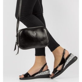 Black Sandals on the wedge Filippo DS2315 / 21 Bk 1