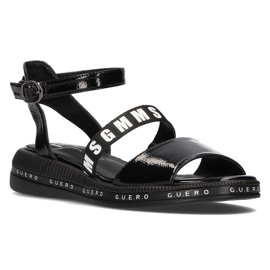 Black Sandals on the wedge Filippo DS2321 / 21 Bk 1