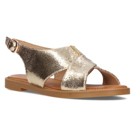 Filippo DS2104 / 21 Go golden sandals 1