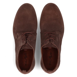 Leather shoes Filippo 5385-3 brown 2