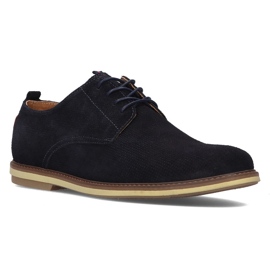 Leather shoes Filippo 5385-1 navy blue 1