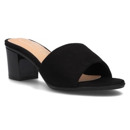 Filippo DK060 / 17 Bk black slippers 1