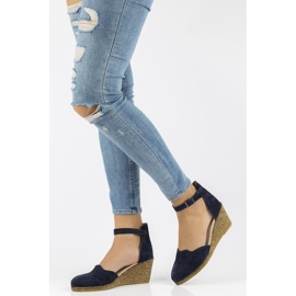 Leather sandals Filippo DS1394 / 21 Nv navy blue 2