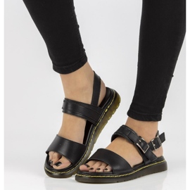 Leather sandals Filippo DS2040 / 21 Bk black 1