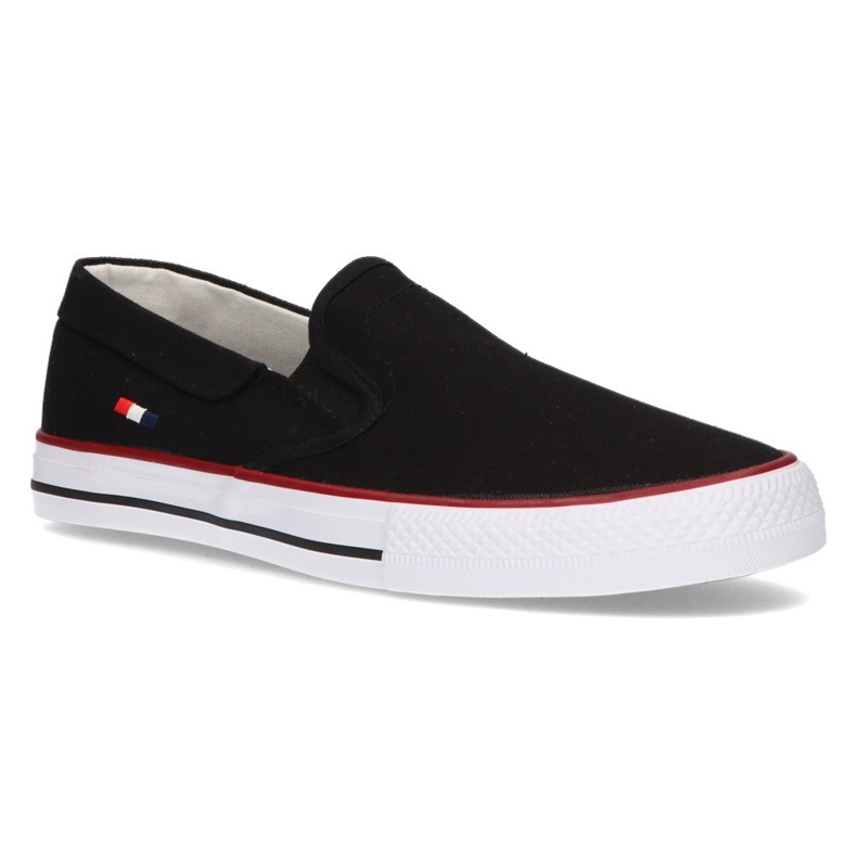 Black Slip-on Sneakers Filippo Mtn210 / 21 Bk 1