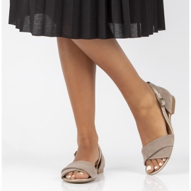 Leather sandals Filippo 04614-04 / 00-5 beige 2