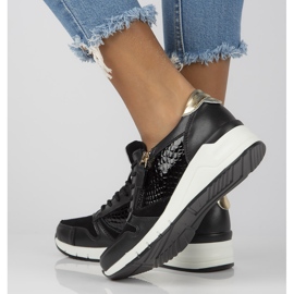 Leather sneakers Filippo DP2052 / 21 Bk black 1