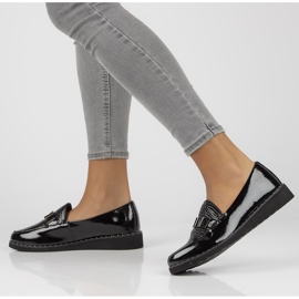 Leather moccasins Filippo DP1515 / 21 Bk L black 2