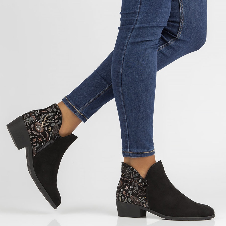 Filippo DBT1475 / 21 Bk black boots multicolored 2