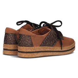 Leather shoes Filippo 10123 brown 1
