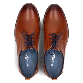 Leather shoes Filippo 1726 brown 1