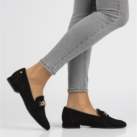 Leather loafers Filippo 05313 black 2