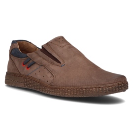 Leather shoes Filippo 862L brown 1