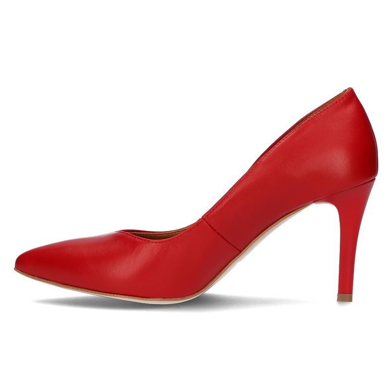 Leather pumps Filippo 2106 red 1