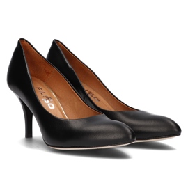 Leather Filippo 2108 pumps black 2