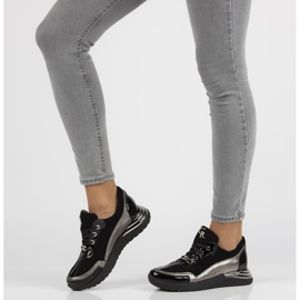 Leather sneakers Filippo 120 black 1