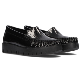 Leather shoes Filippo DP3024 / 21 Bk Cr black 1