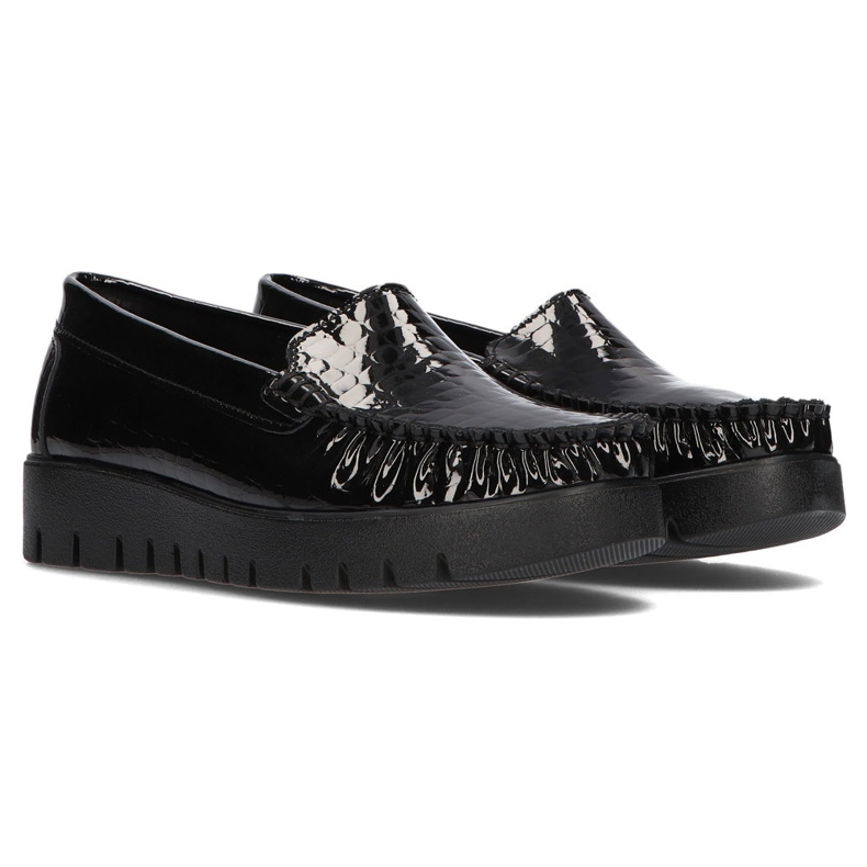 Leather shoes Filippo DP3024 / 21 Bk Cr black 1 Leather shoes Filippo DP3024 / 21 Bk Cr black 1