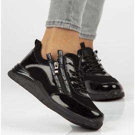 Leather sneakers Filippo DP3149 / 21 Bk black 1