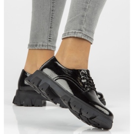 Leather shoes Filippo DP3153 / 21 Bk black 1