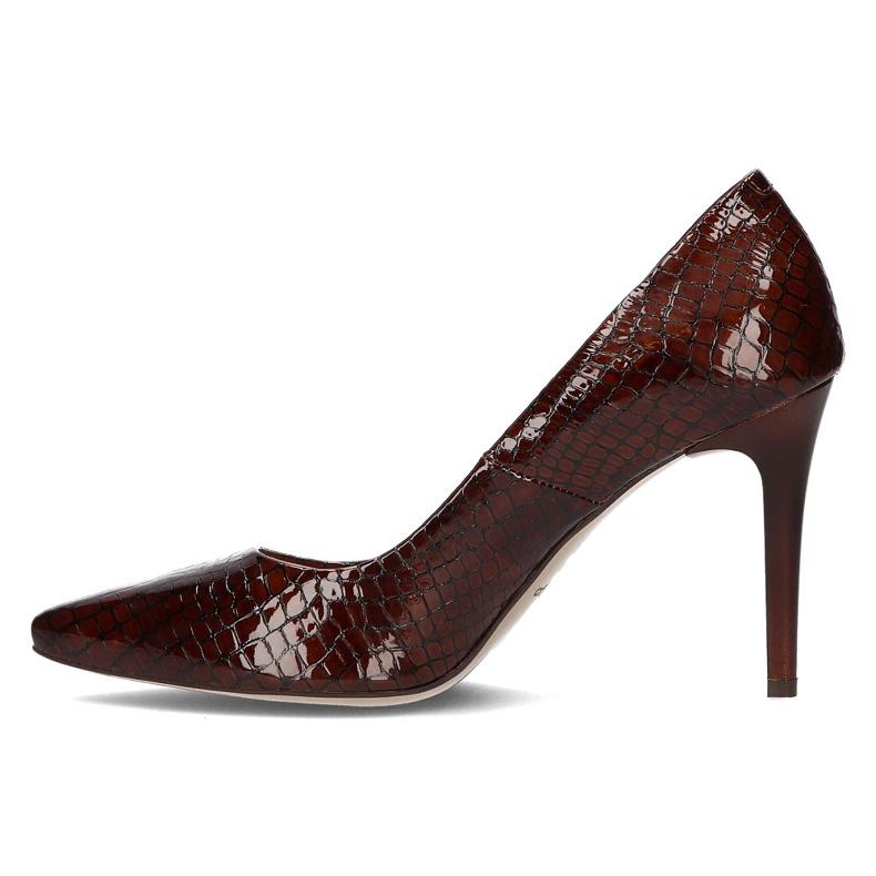 Leather pumps Filippo 1555 Brown 1