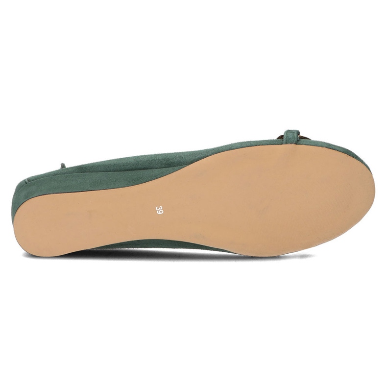 Leather Filippo 894 ballerinas green 2 Leather Filippo 894 ballerinas green 2
