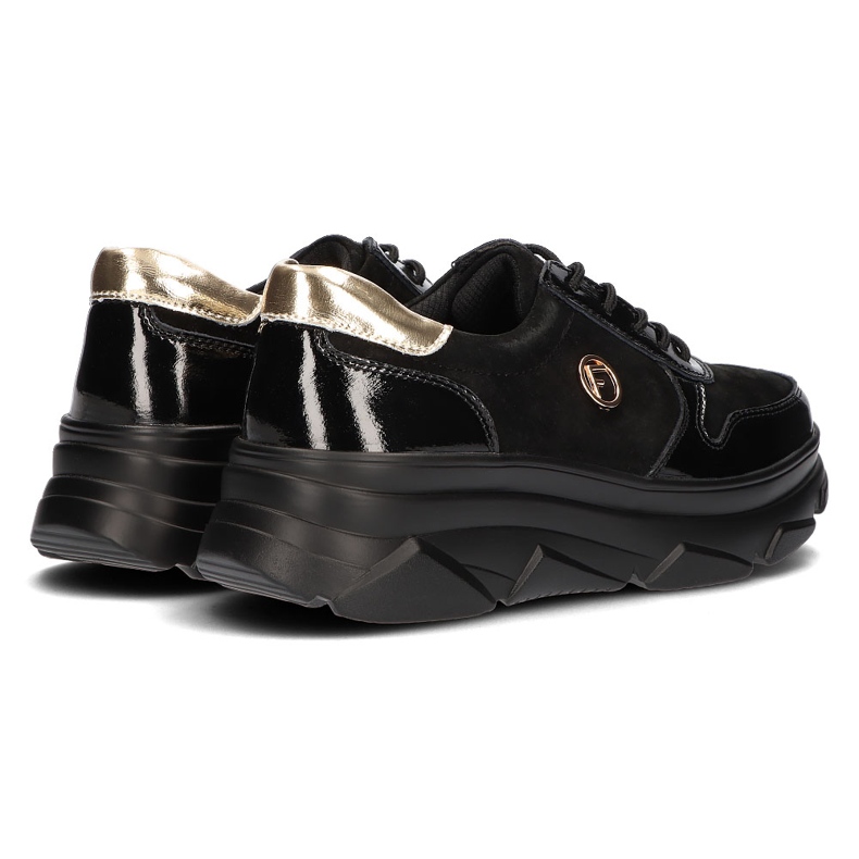 Leather Sneakers Filippo DP3185 / 22 Bk black 2