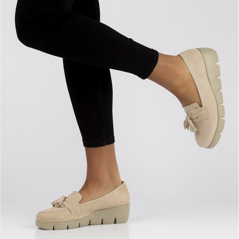 Leather shoes Filippo DP3162 / 22 Be beige 1