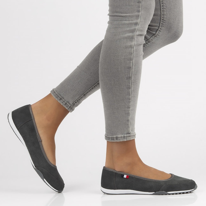 Leather shoes Filippo DP143 / 22 Gr gray grey 2