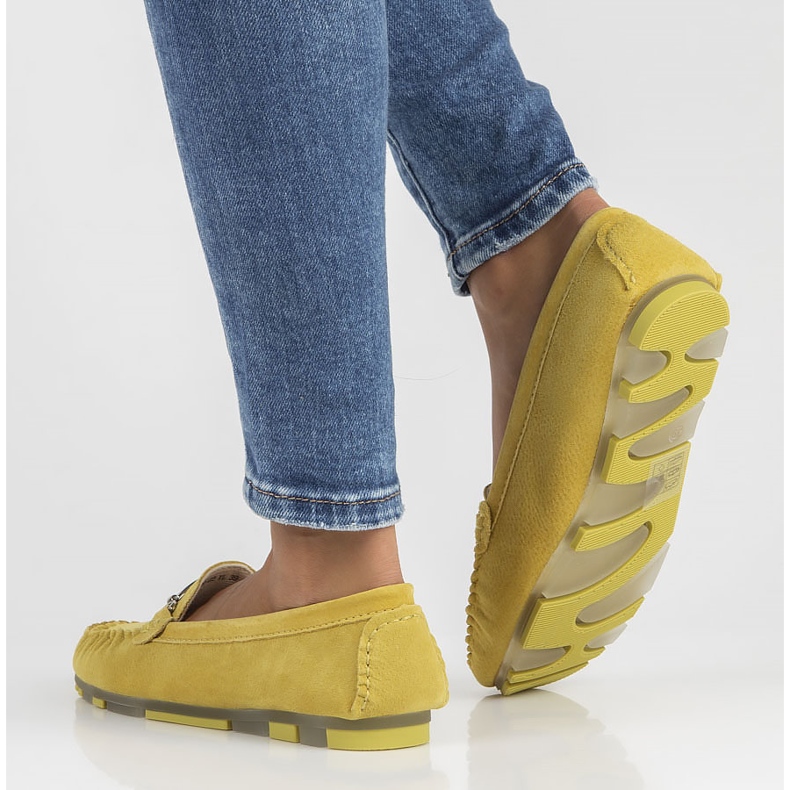 Leather loafers Filippo DP1202 / 22 Yl yellow 2