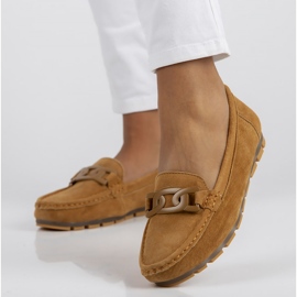 Leather loafers Filippo DP3630 / 22 Br brown 2