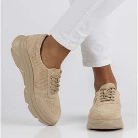 Leather Sneakers Filippo DP2138 / 22 Be Be beige 1 Leather Sneakers Filippo DP2138 / 22 Be Be beige 1