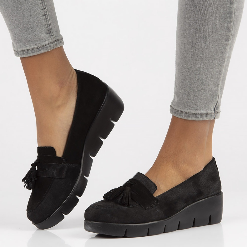 Leather Loafers Filippo DP3162 / 22 Bk Su black 1